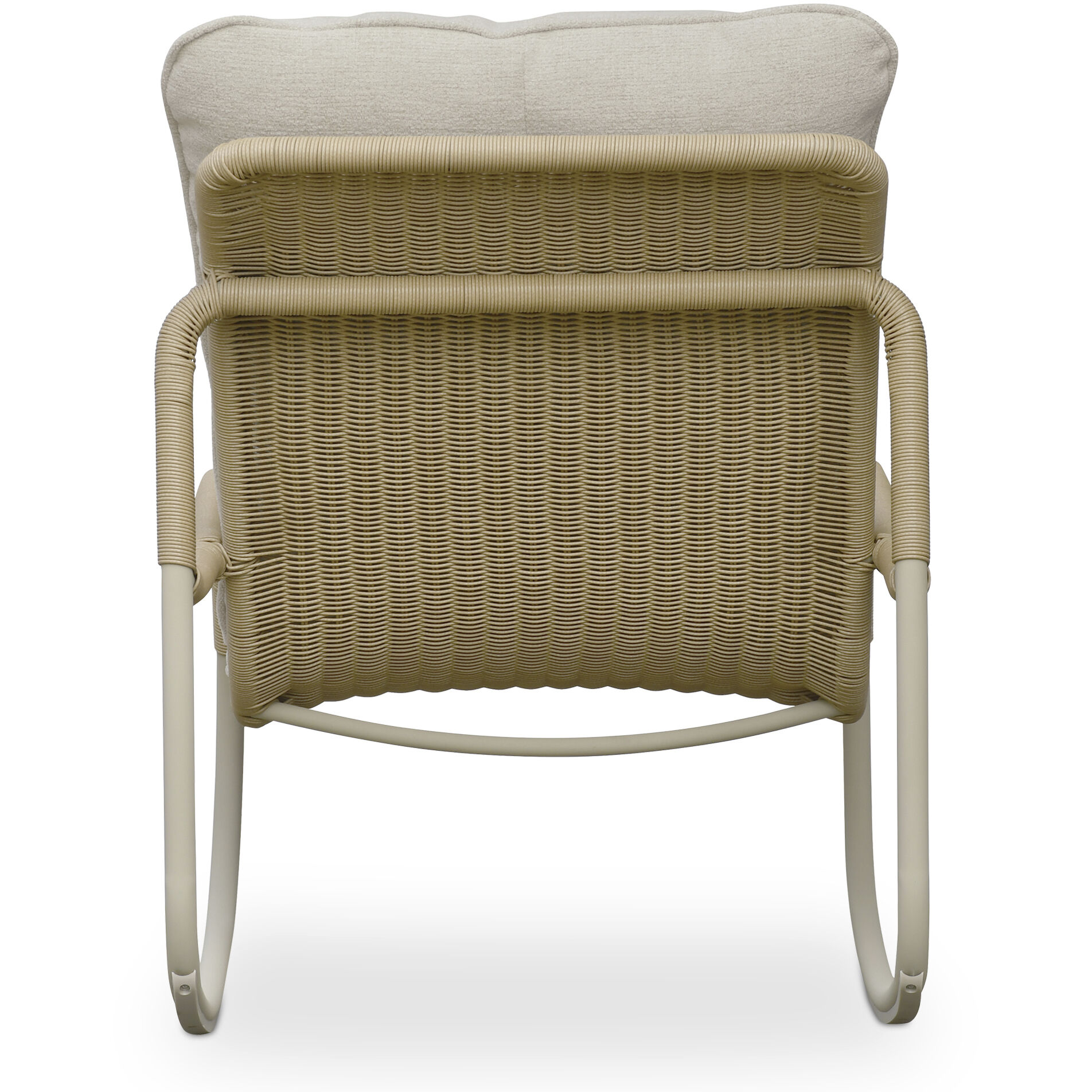 Lyra Beige Outdoor Rocking Chair, King